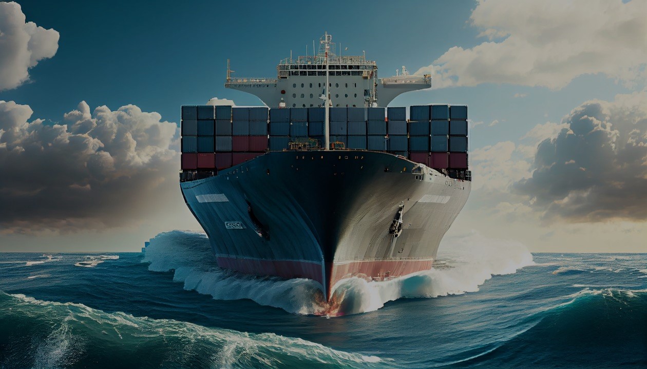 Ocean cargo ship